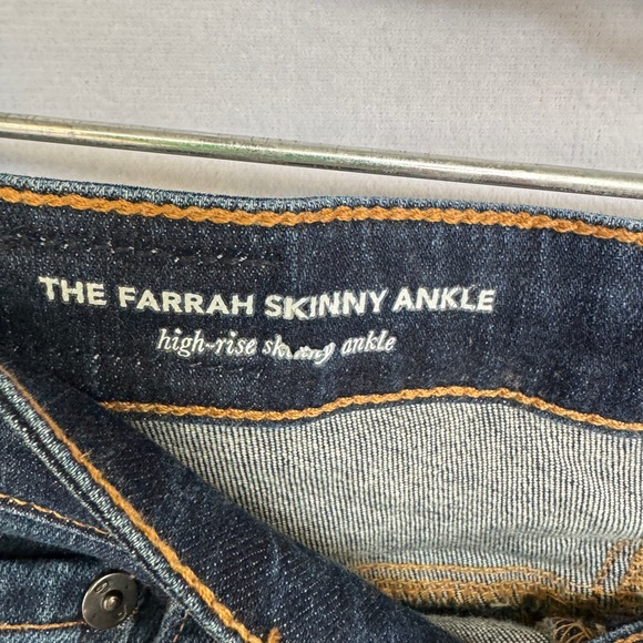 AG Adriano Goldschmied Jeans The Farrah Skinny Ankle Dark Wash Women’s Size 24R - Picture 3 of 5